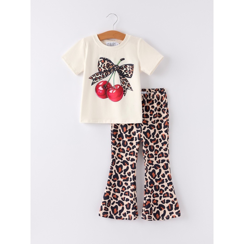 Cherry Leopard Girls Set|2|3|4|5|6|7