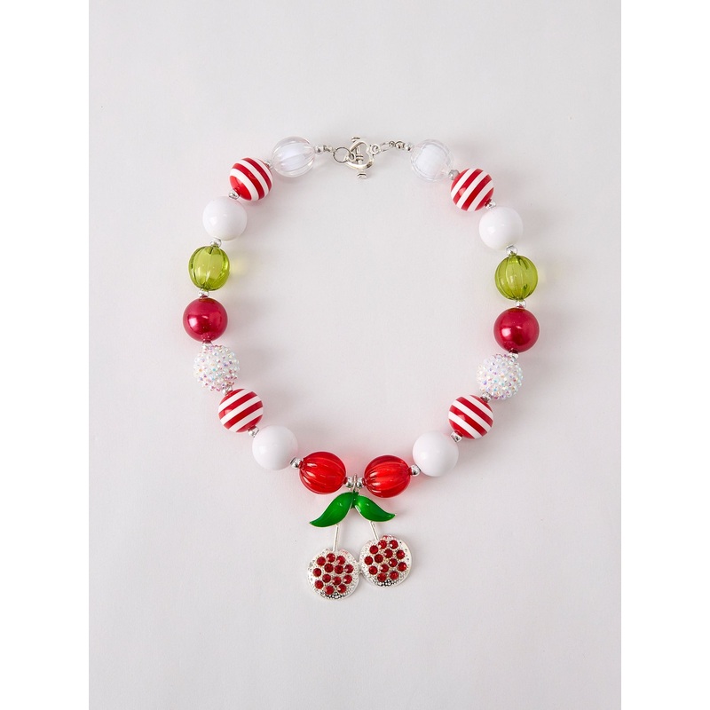 Cute Vintage Cherry Pendant Necklace
