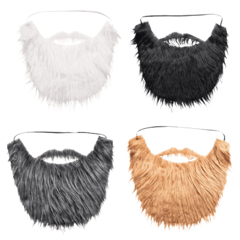 Fake Beard|Black|Brown|Gray|White