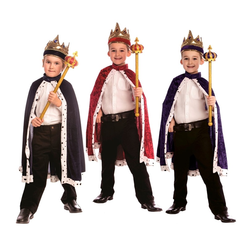 King Crown and Robe Costume – Kids