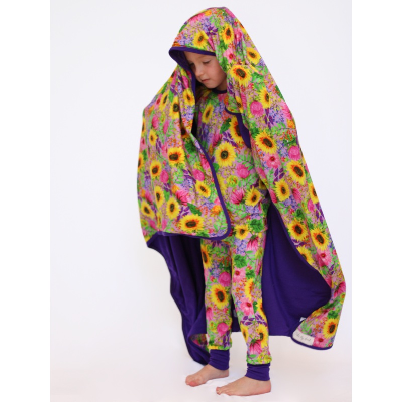 90s Floral Double-Sided Blankie