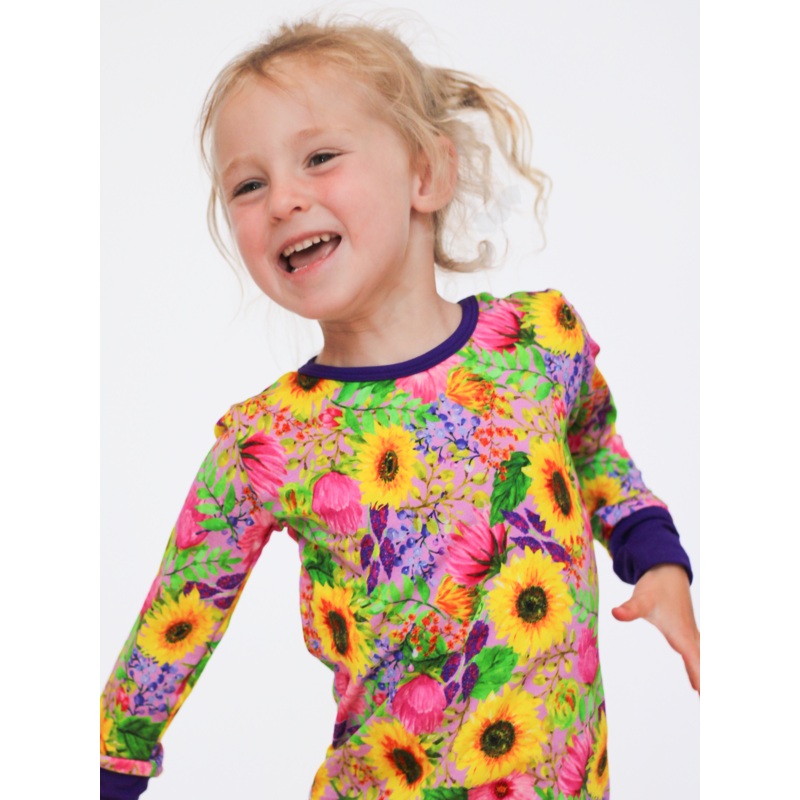 90s Floral Toddler Lounge Set|2T|3T|4T|5T|6T