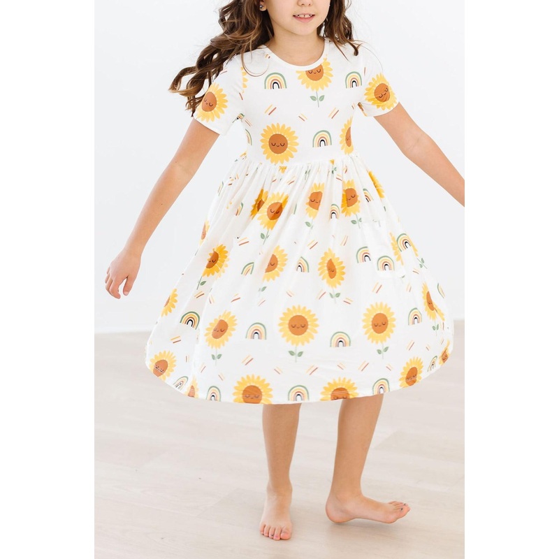 Sunflower S/S Pocket Twirl Dress