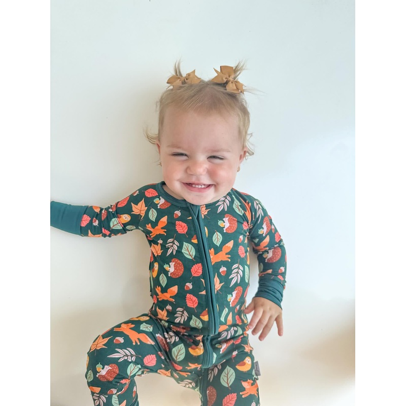 Woodland Wonders Bamboo Zippy|Preemie|NB|0-3|3-6|6-12|12-18