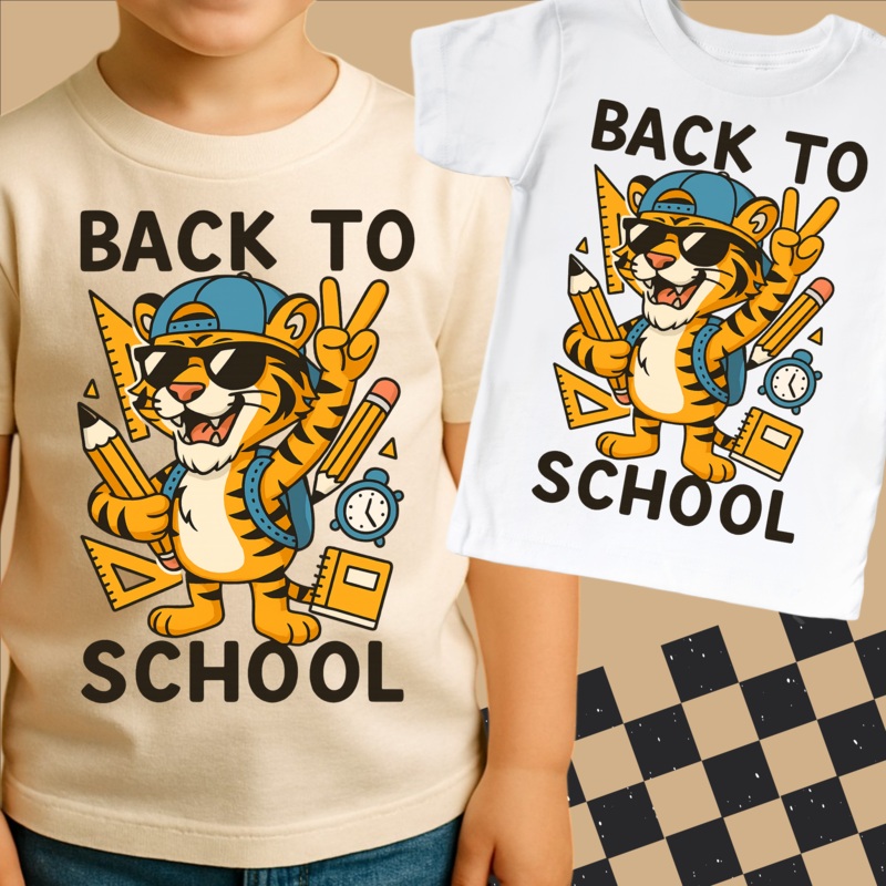 Back To School Tigers Mascot Shirt – Back To School Tee