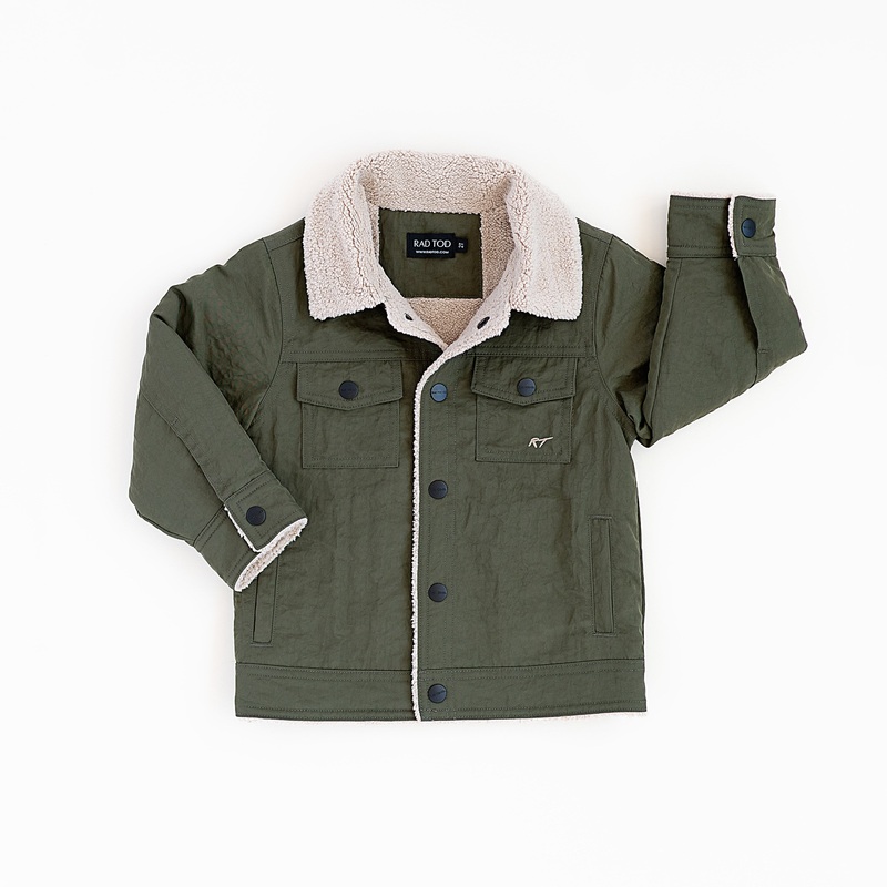 EZRA WATER RESISTANT JACKET – OLIVE