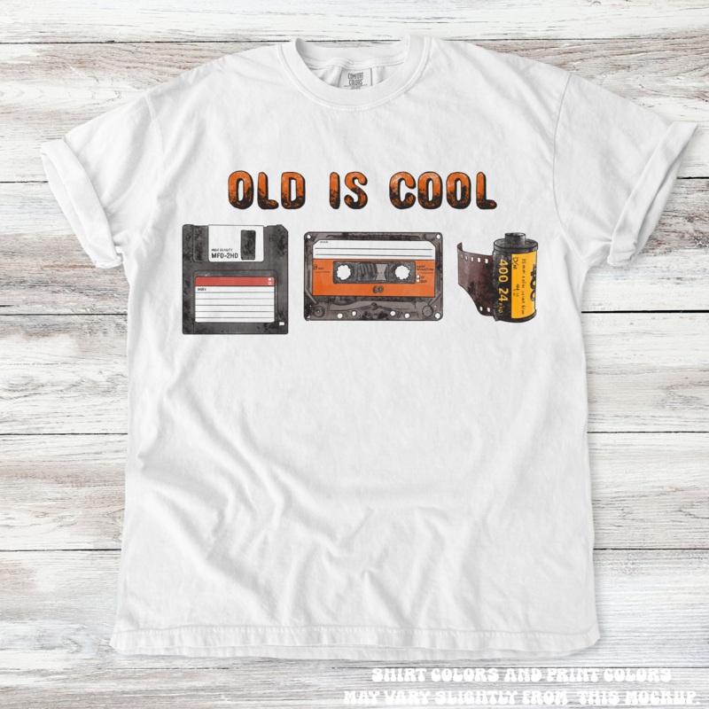 Retro Old School Geek Electronics Tee – Printed On Comfort Colors