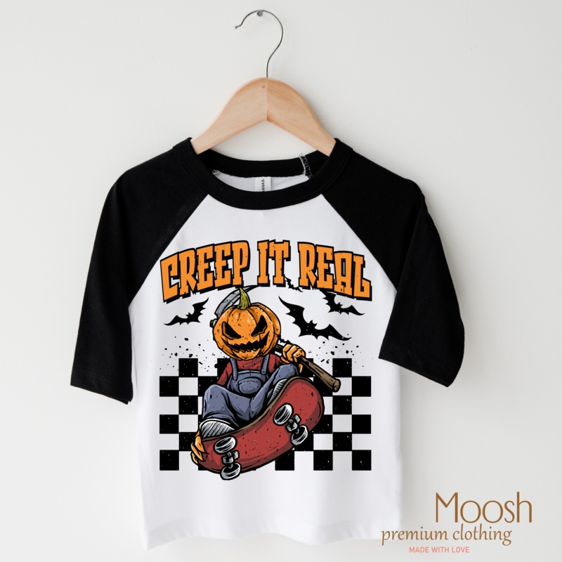 Creep It Real Skater Shirt – Halloween Shirt