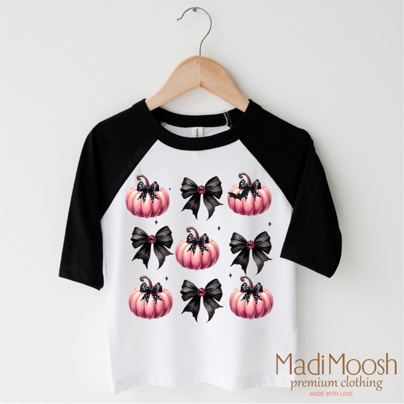 Cute Halloween Pumpkins And Bows Shirt – Halloween Shirt