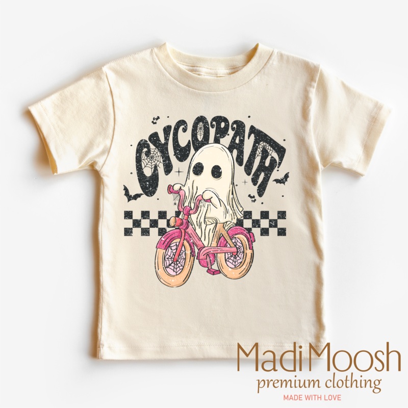 Cycopath Girls Ghost Shirt – Halloween Shirt