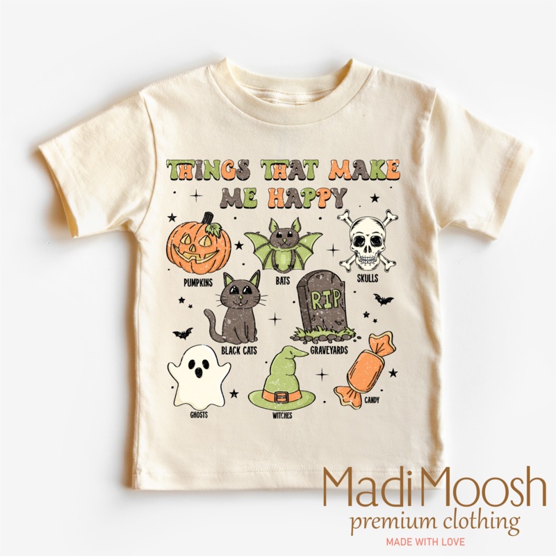Halloween Things That Make Me Happy Shirt – Halloween Shirt