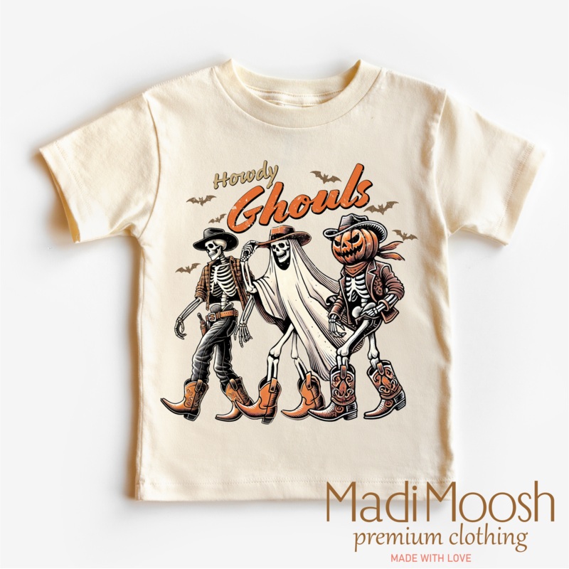 Howdy Ghouls Western Shirt – Halloween Shirt