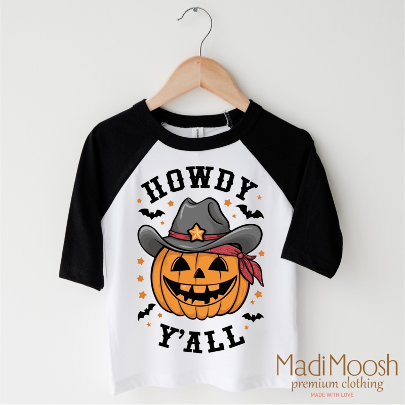 Howdy Y’all Fall Pumpkin Shirt – Halloween Tee