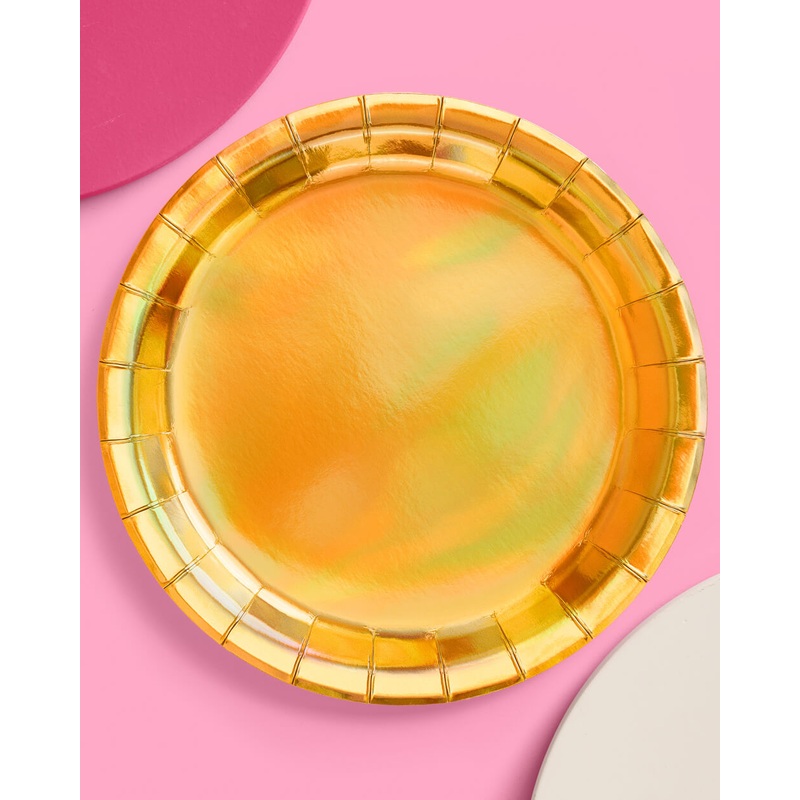 Golden Plates – 25 paper plates