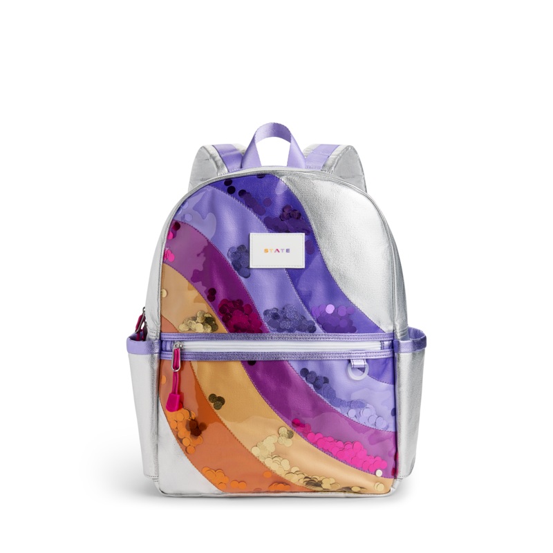 Kane Double Pocket Backpack|Sequin Wave