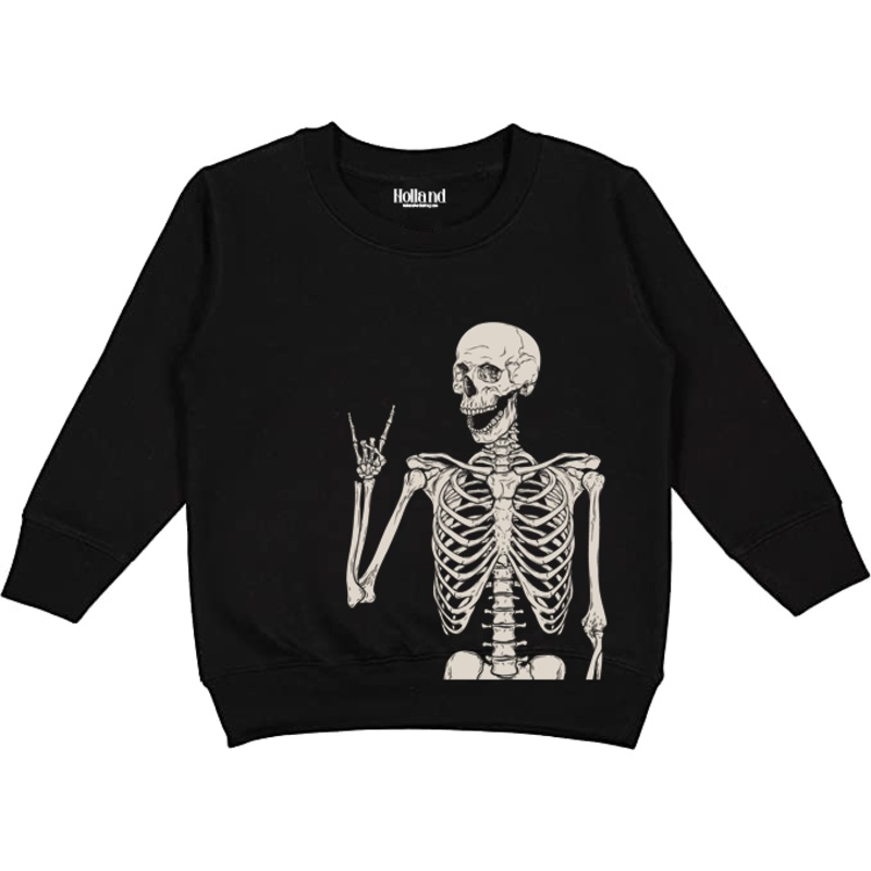 Skelly sweatshirt|12/18|18/24|2/3|4/5|5/6|6/7 (YS)|8/10 (YM)|12/14 (YL)