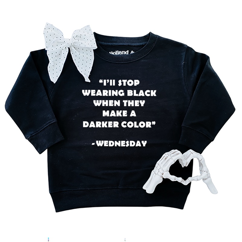 Stop Wearing Black|12/18|18/24|2/3|4/5|5/6|6/7 (YS)|8/10 (YM)|12/14 (YL)