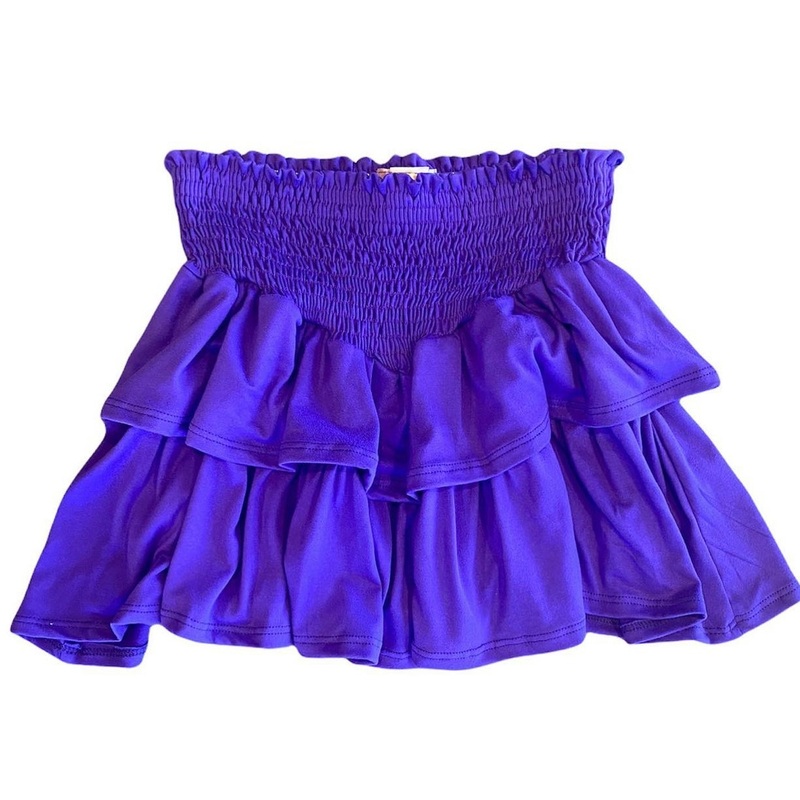 Tweenstyle – Solid Purple Smocked Skirt