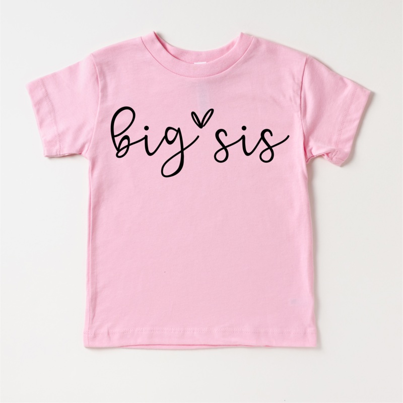 Big Sis Sister Siblings Family Shirt – Sister Tee