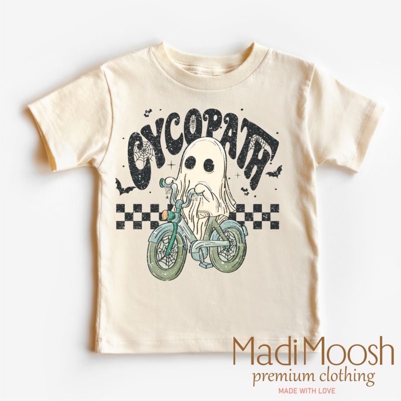 Cycopath Boys Ghost Shirt – Halloween Shirt