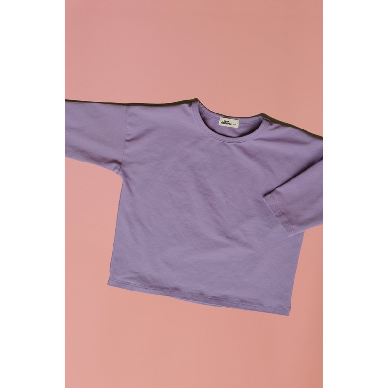 Long Sleeve Basic Tee – Purple