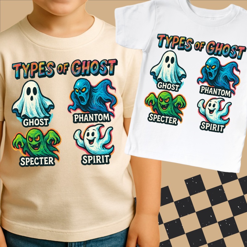 Types Of Ghost Halloween Shirt – Halloween Tee