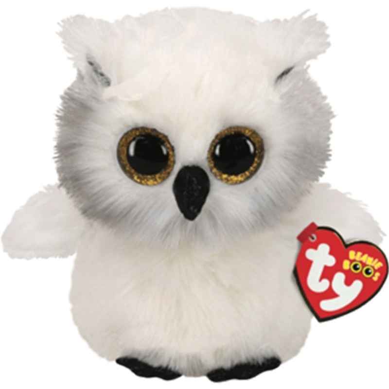 TY Beanie Boos Austin – Owl White Reg