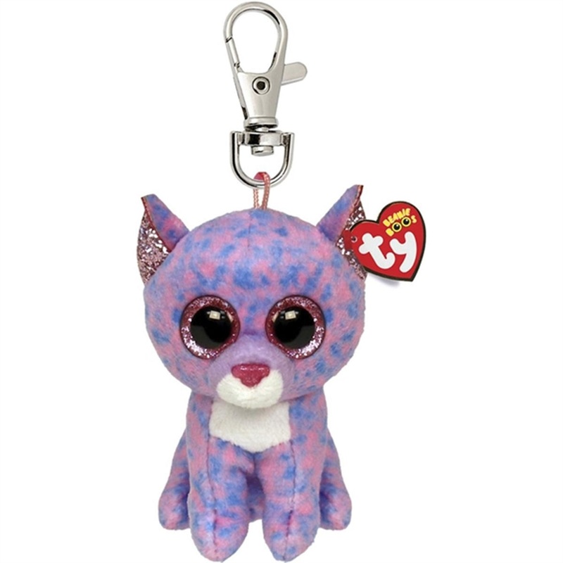 TY Beanie Boos Cassidy – Lavender Cat Clip