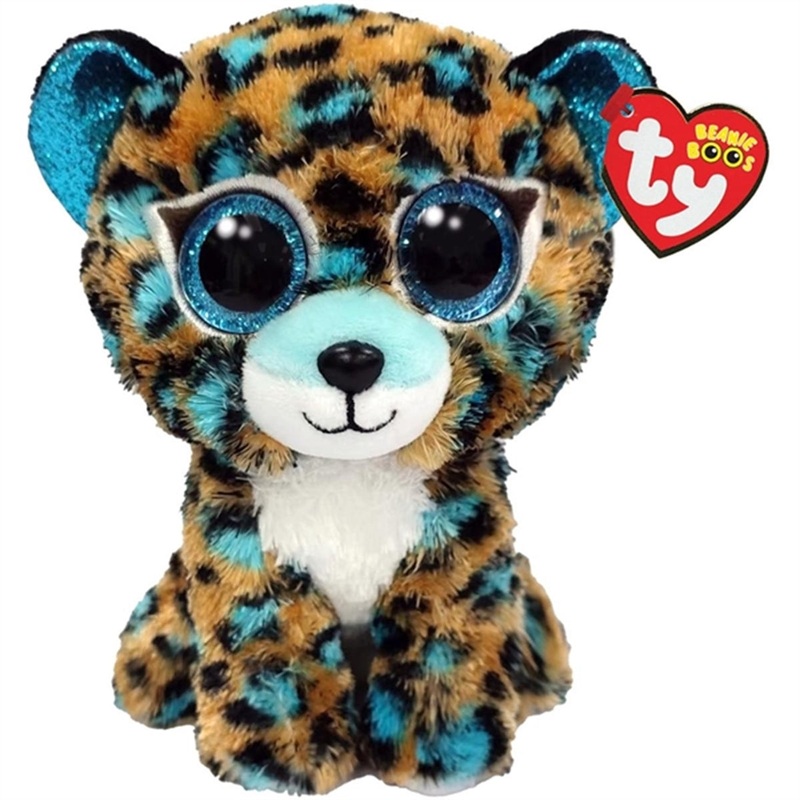 TY Beanie Boos Cobalt – Blue Leopard Reg
