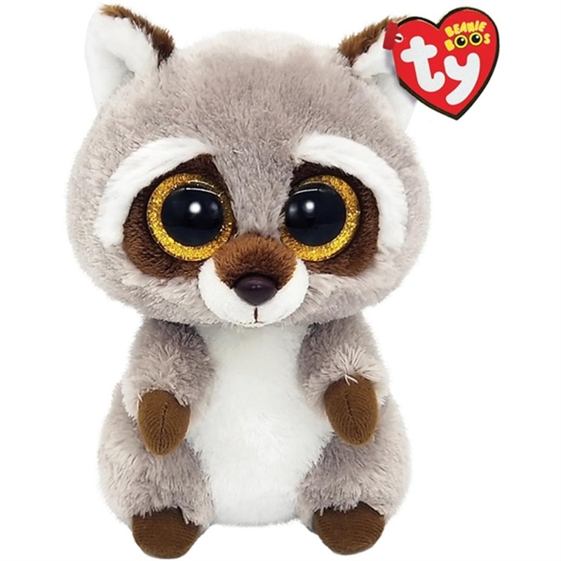 TY Beanie Boos Oakie – Gray Raccoon Reg