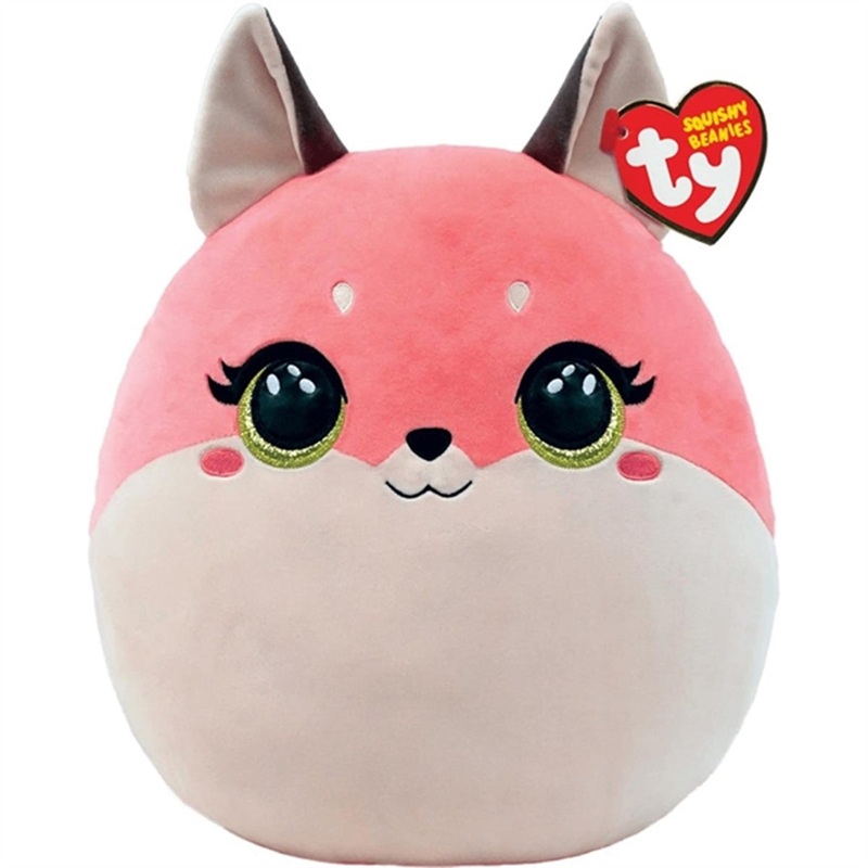 TY Squishy Beanies Roxie – Pink Fox Squish 25cm