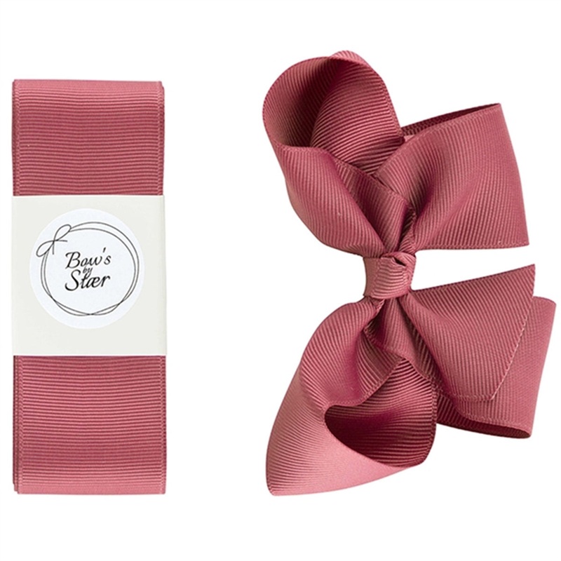 Bow’s by Str Christening Ribbon Dusty Berry