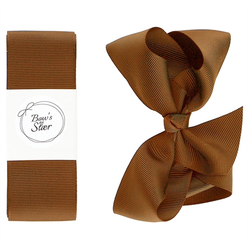 Bow’s by Str Christening Ribbon Golden Brown