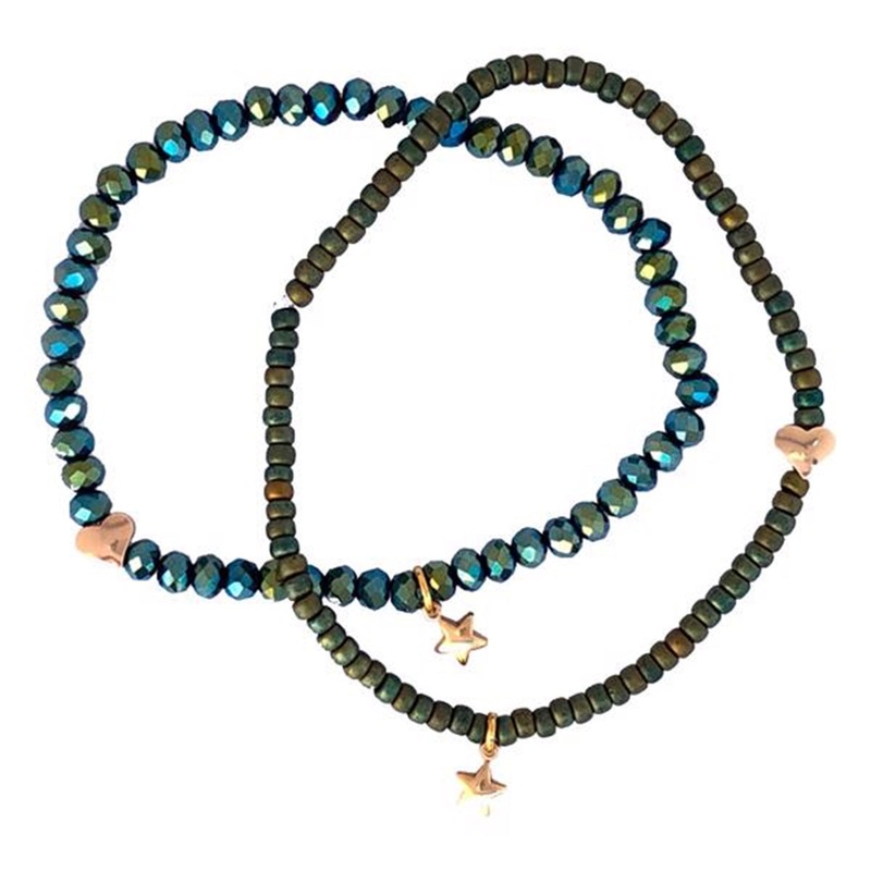 Heroes and Stars Support Bracelet – Bluegreen