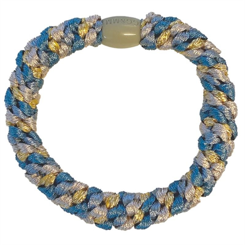 Bow’s by Str Hairties Light blue, Gold, Beige
