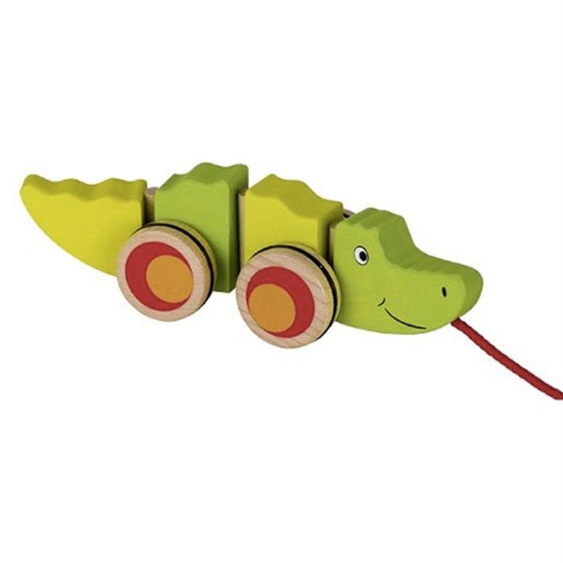 Goki Pull Along Animal – Crocodile