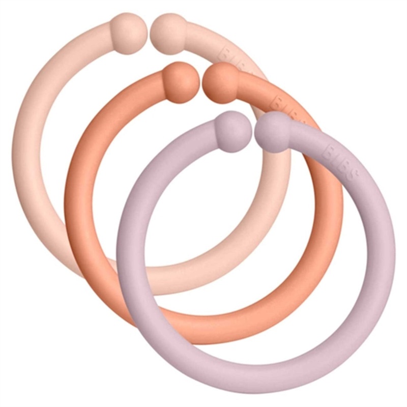 Bibs Loops Baby Blush\/Peach\/Dusky Lilac