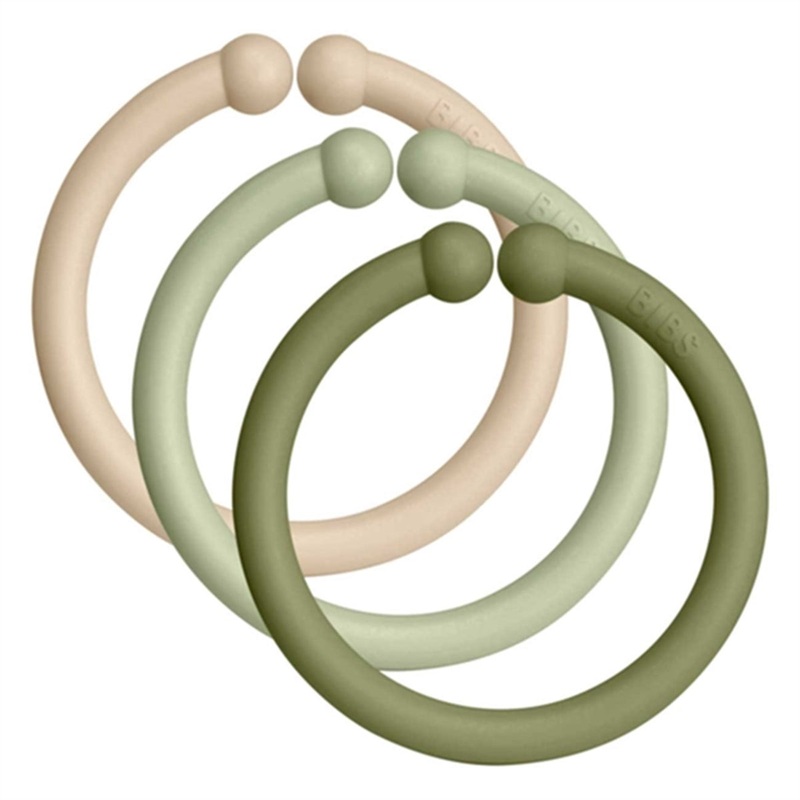 Bibs Loops Baby Vanilia\/Sage\/Olive