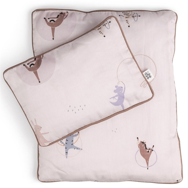 Sebra Doll’s Bed Linen Teeny Toes Pink