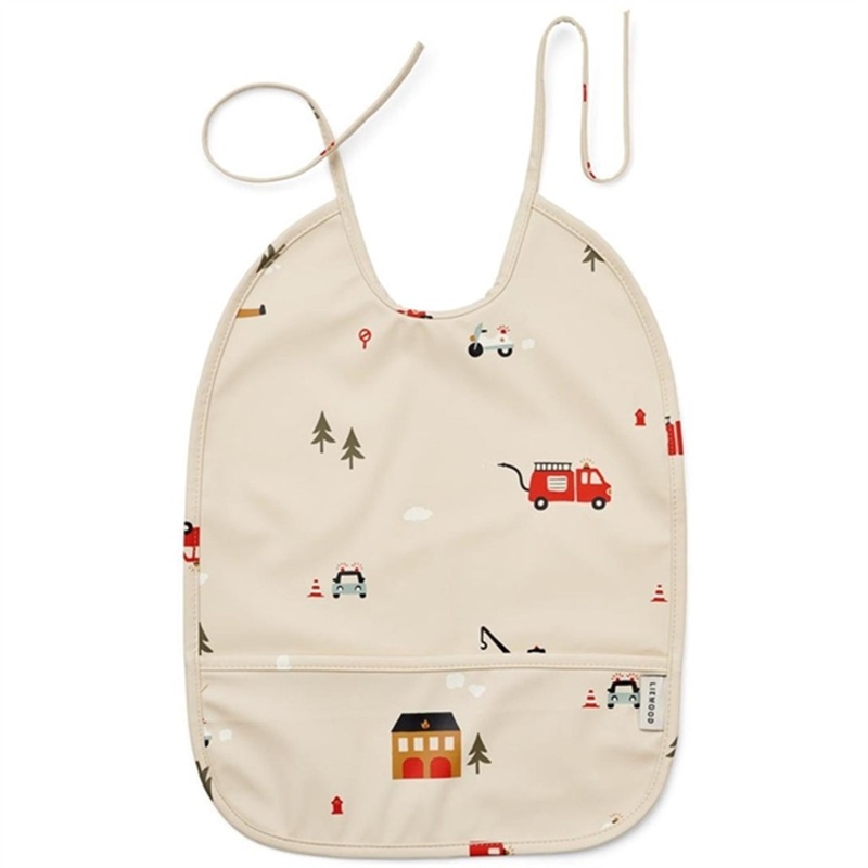 Liewood Lai Bib Emergency Vehicle\/Sandy