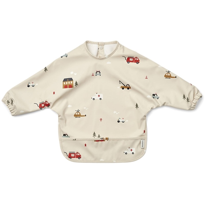 Liewood Merle Cape Bib Emergency Vehicle\/Sandy