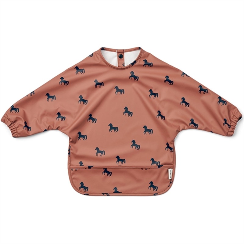 Liewood Merle Cape Bib Horses\/Dark Rosetta