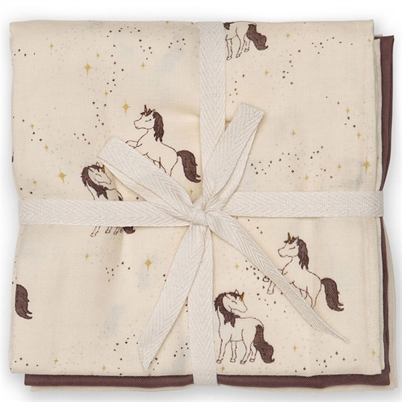 That’s Mine Muslin Cloths 3-Pack Bora Cleste
