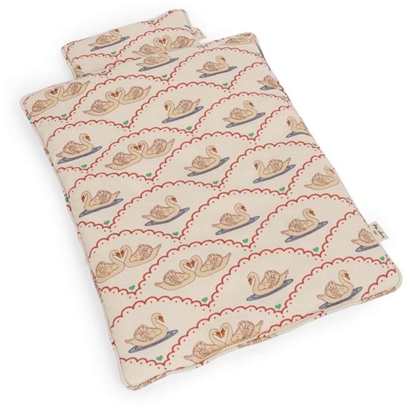 Konges Sljd Doll Bedding Swan