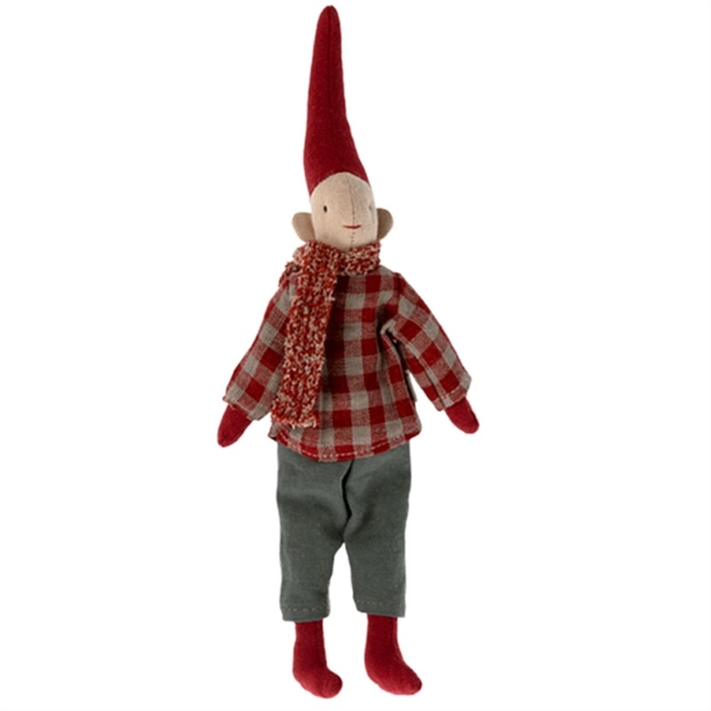 Maileg Pixy Size 1, Shirt and Pants – Red