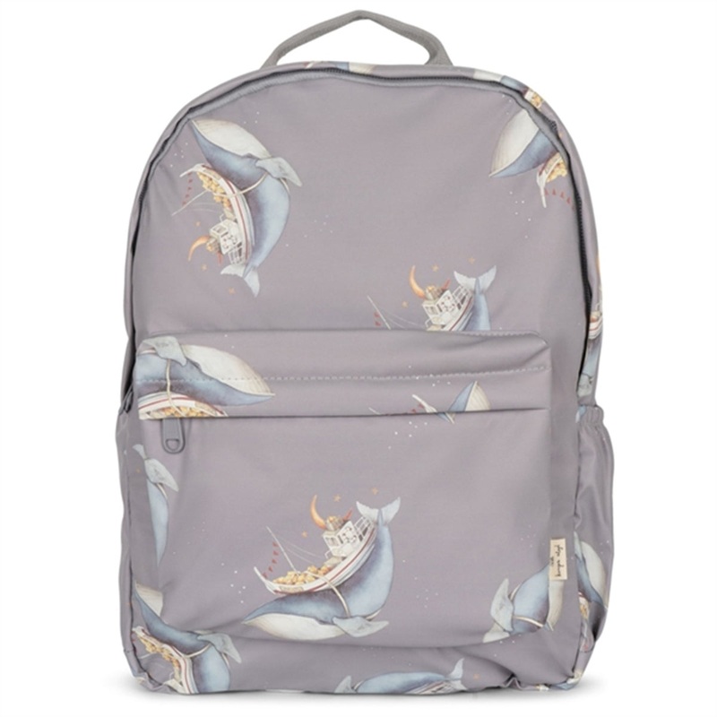 Konges Sljd Rain Backpack Junior Whale Boat