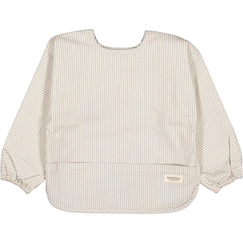 MarMar Apron LS Blue Stone Stripe