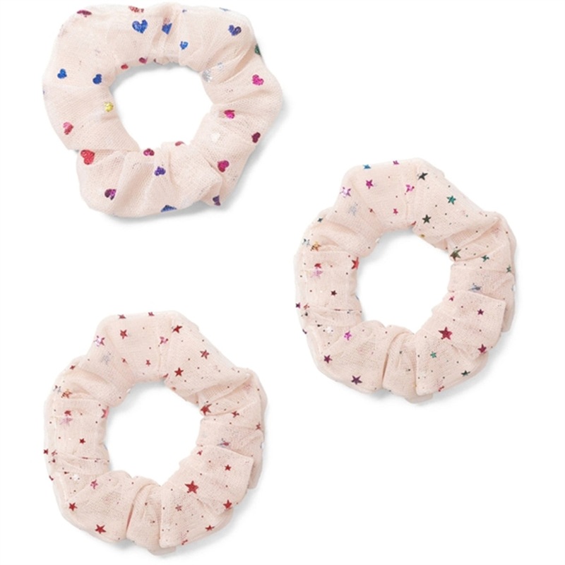 Konges Sljd Multi 3-pak Scrunchies Tulle