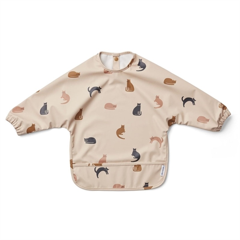 Liewood Merle Cape Bib Miauw \/ Apple Blossom Mix