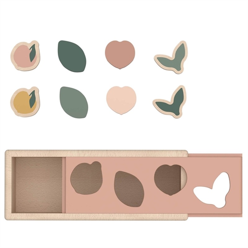 Liewood Midas Puzzle Box Peach\/Pale Tuscany Multi Mix